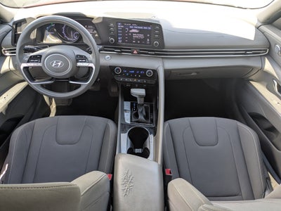 2021 Hyundai Elantra Hybrid Blue