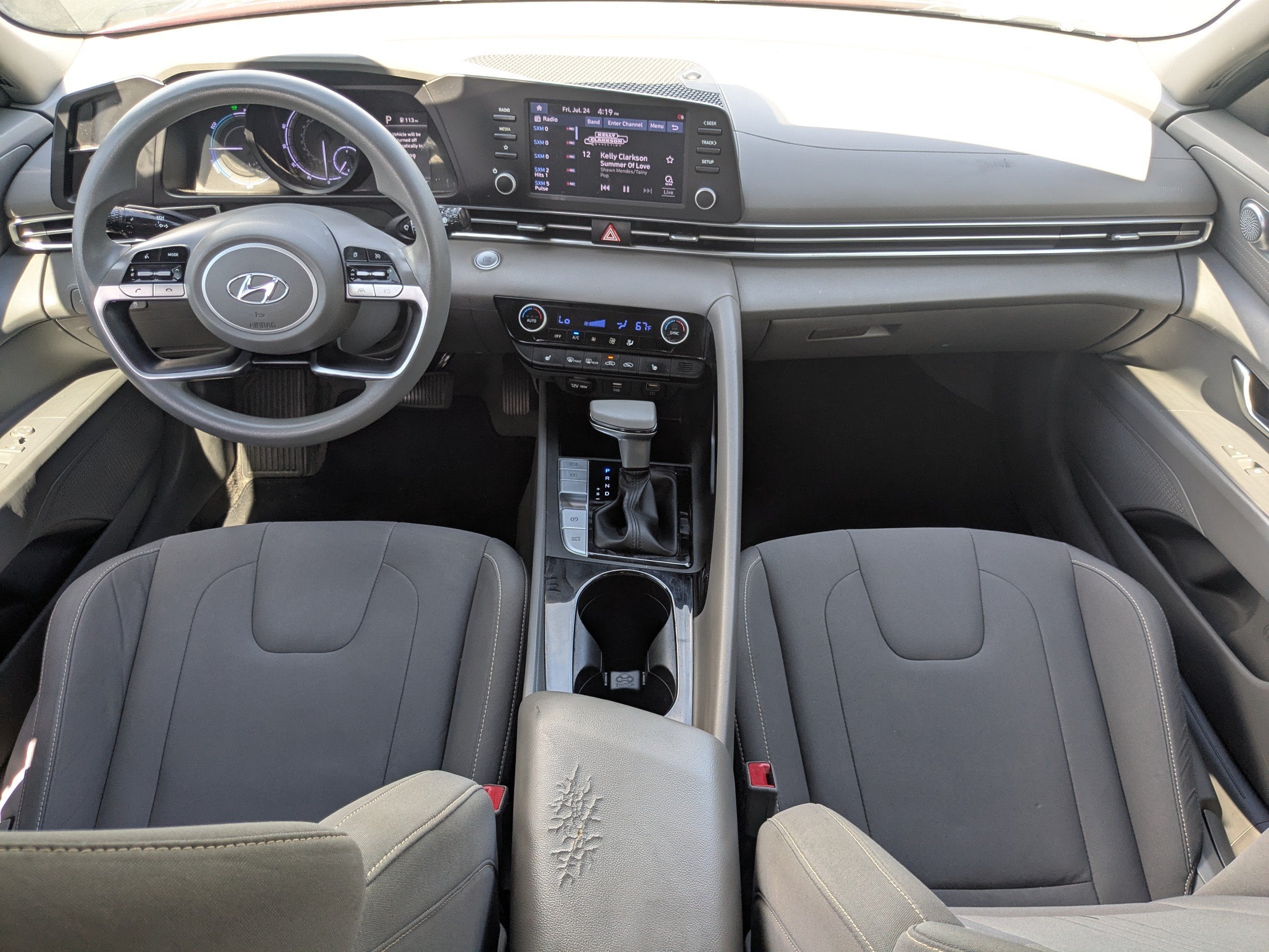 2021 Hyundai Elantra Hybrid Blue