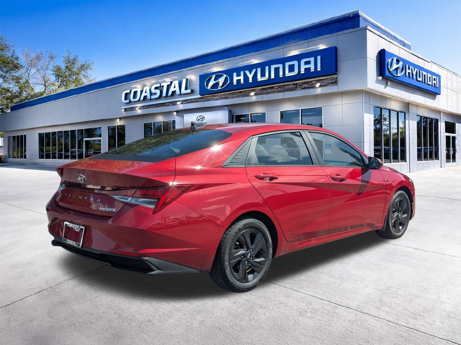 2021 Hyundai Elantra Hybrid Blue