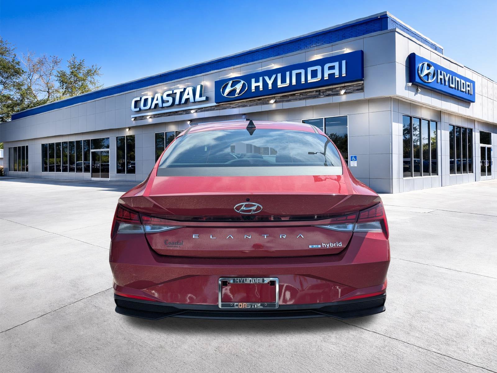 2021 Hyundai Elantra Hybrid Blue