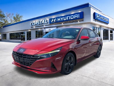 2021 Hyundai Elantra Hybrid Blue
