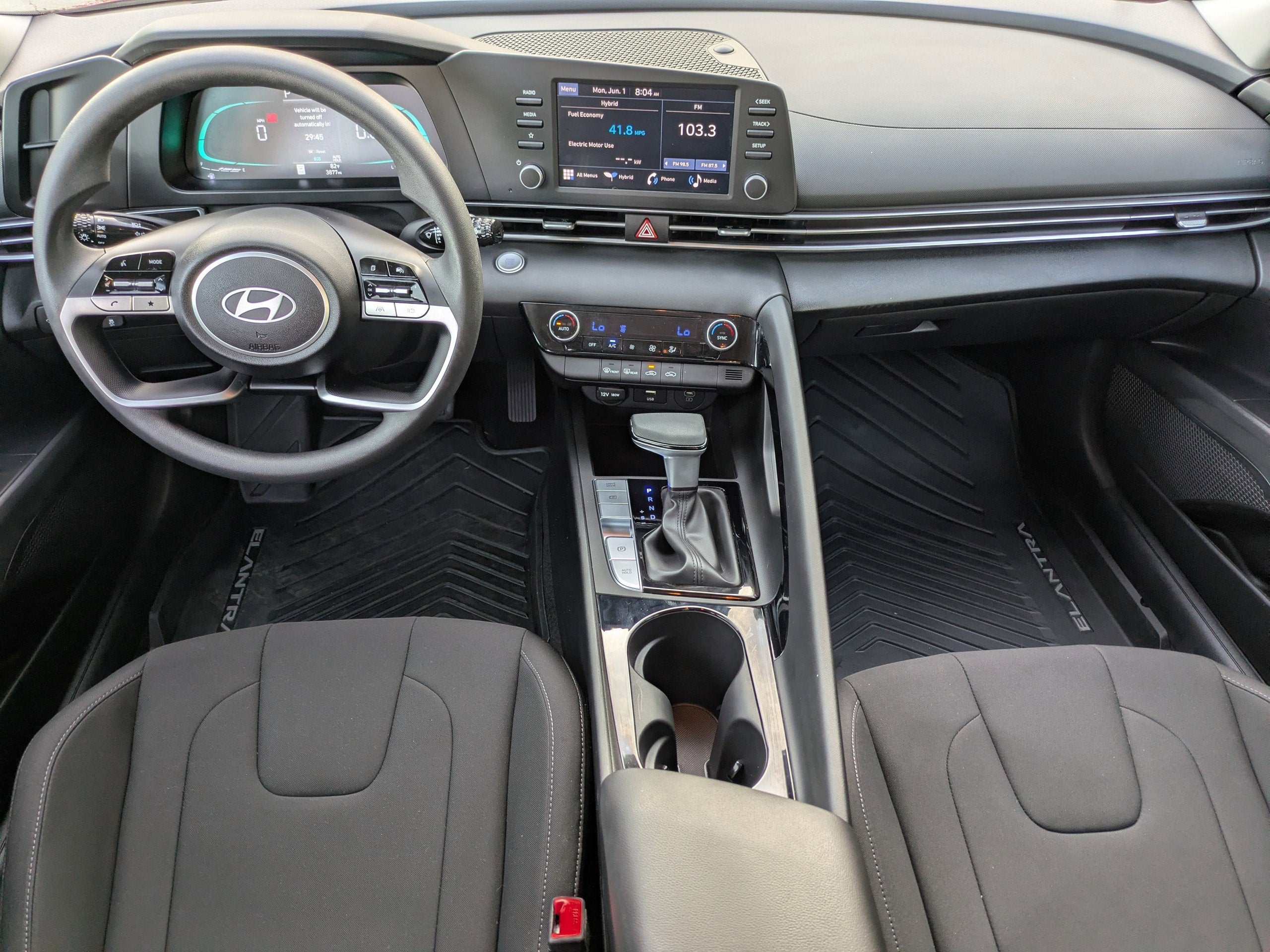 2025 Hyundai Elantra Hybrid Blue
